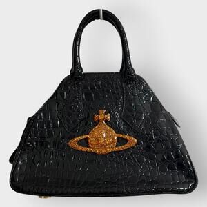 Vintage Vivienne Westwood Triple Black Jumbo Orbit Bag